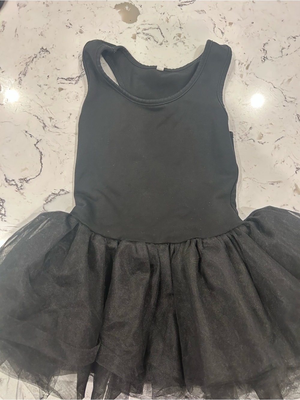 Black Leotard with attached Tulle Skirt - Classic Ballet Tutu
